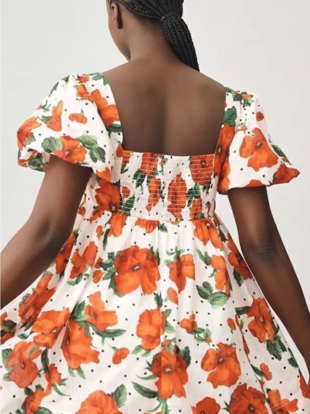 Maeve Anthropologie Floral Smocked Dress M Cottagecore Prairie Romantic NWT - Picture 2 of 10